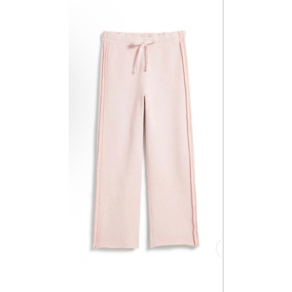 Frank & Eileen Pants - New Frank & Eileen Pink Bella Wide Leg Sweatpants L